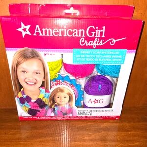 American Girl Crafts Infinity Scarf Knitting Kit New Open Box